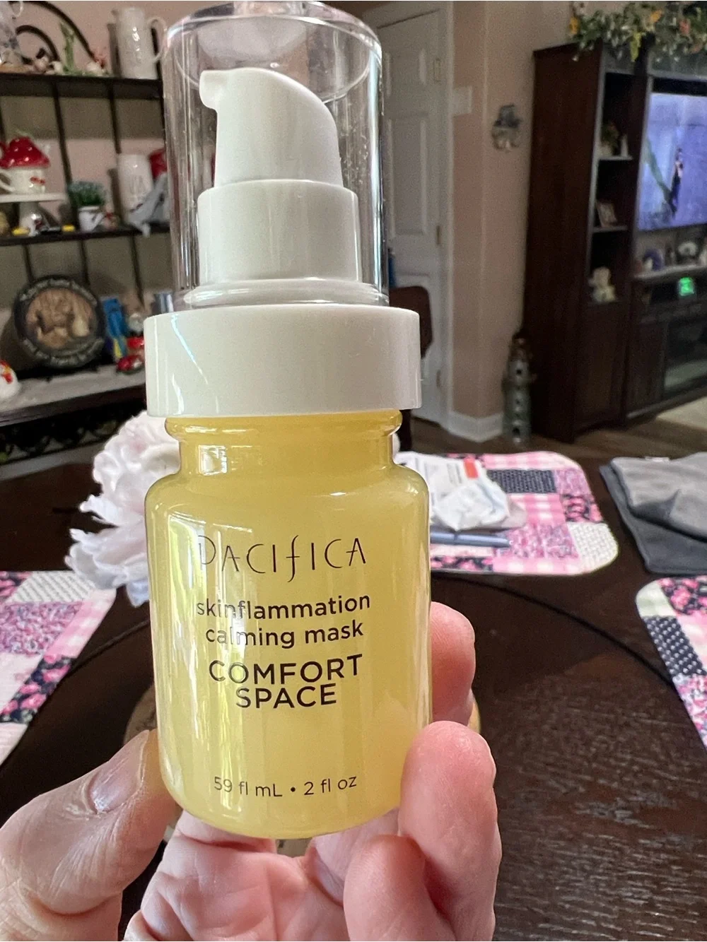 Pacifica Comfort Space Skinflammation Calming Mask - Yellow and White